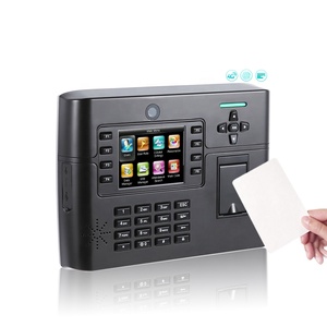 El último algoritmo de huellas dactilares y el nuevo firmware Multi-Media Sistema de control de acceso de huellas dactilares con cámara y batería