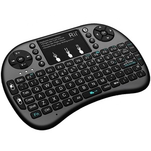 2.4G Rii I8 retroilluminato Mini tastiera senza fili Touchpad portatile tastiera per Smart Tv e tv box AAA batteria - Product Image 1