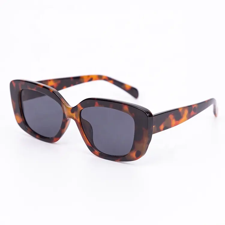 Moda estampado de leopardo Unisex personalizado Uv400 Polar Super montura estrecha gafas de sol para hombres mujeres Gafas De Sol