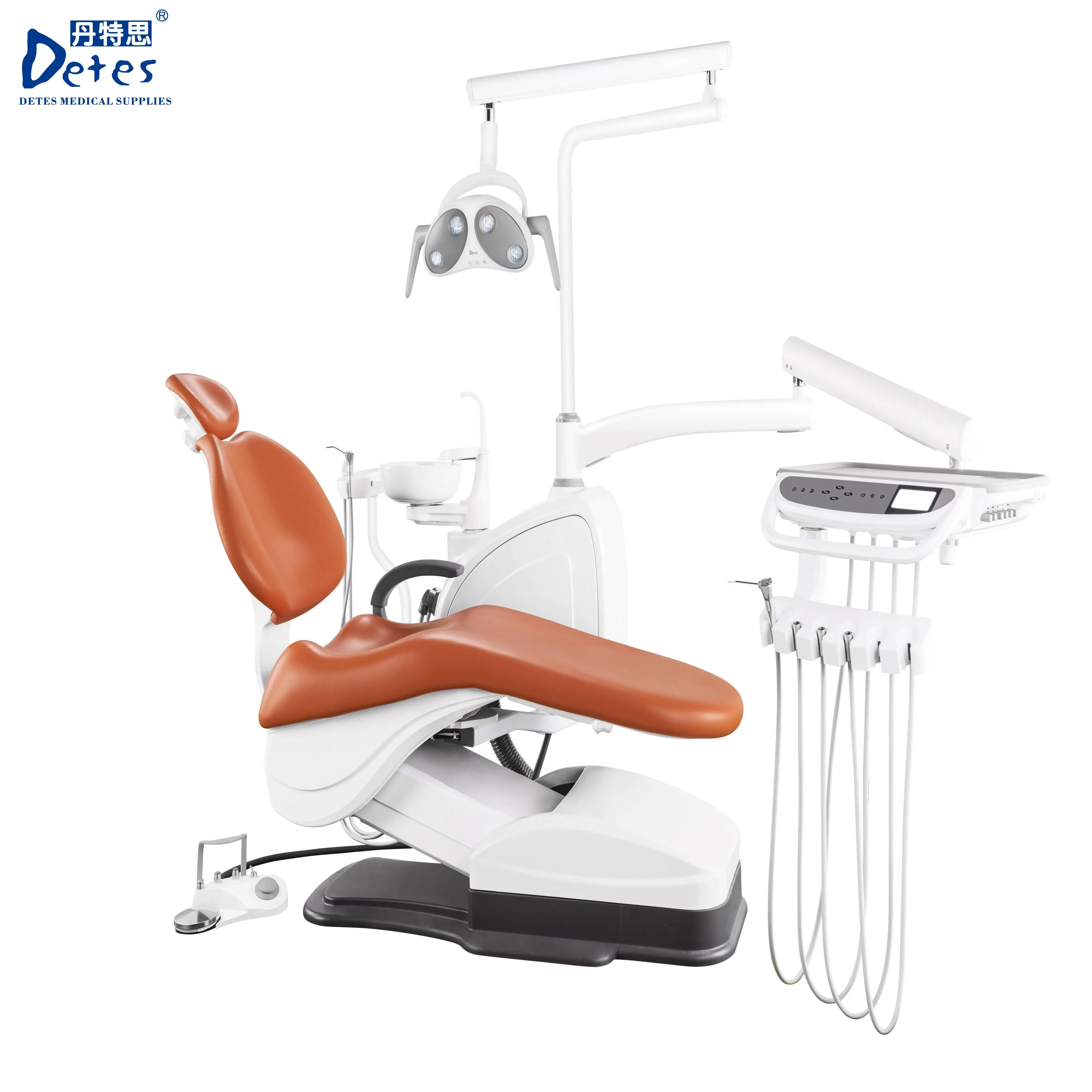 Dental Unit Chair Equipment Factory vendita calda unità odontoiatrica economica personalizzata Design ergonomico poltrona odontoiatrica TS-6830