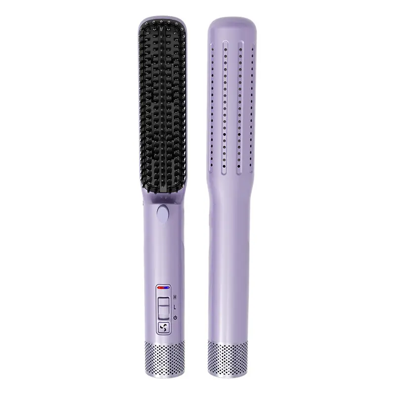 New Product Ideas 4 in 1 Hair Brush PTC Fast Heating Hair Comb Air Flow Dryer Hair Straightener and Curler