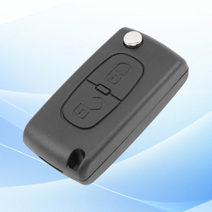 SZMAISHI 2 düğmeler Flip katlanır uzaktan kumanda araba anahtarı sormak için 433MHz ASK çip CE0523 p-eugeot araç anahtarı ile kesilmemiş VA2 bıçak - Product Image 6