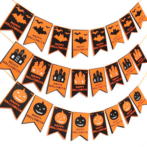 Banderín de fieltro de Color personalizado Banderines de cuerda Banderas triangulares a granel para decoraciones de festivales de fiesta de cumpleaños - Product Image 2