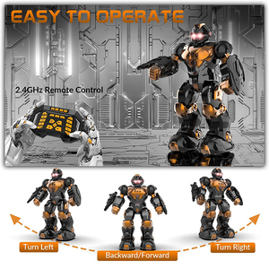 2.4G akıllı ses kontrollü robot programlanabilir jest algılama rc oyuncak robotlar ile led ışık 6 + - Product Image 5