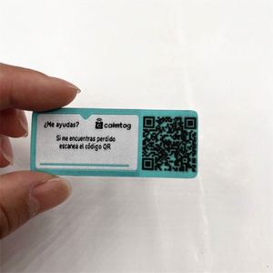 カスタムサイズカラー洗えるNFC織り服ラベルダイナミックQRコード付き - Product Image 4