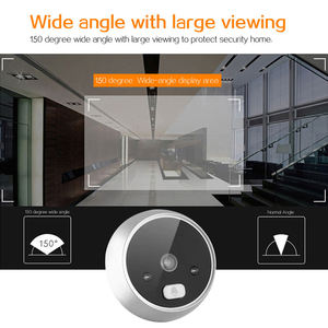 Fábrica al por mayor 720P Video Timbre Puerta Mirilla digital Visión nocturna Intercomunicador bidireccional Visor de puerta Cámara de seguridad para el hogar - Product Image 5