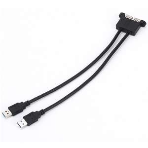 高速充電2ポートUSB3.0女性に男性ケーブルUsb 3.0アダプターケーブルコンピュータ用 - Product Image 6