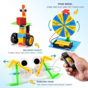 学習リソース都市工学設計建築セットエンジニアSTEM玩具建設玩具シンプルマシン子供 - Product Image 2