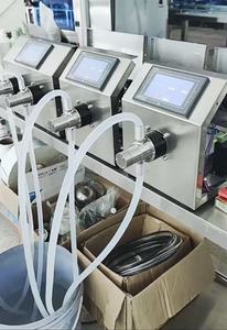 เครื่องบรรจุของเหลวกึ่งอัตโนมัติ6L หัวเดียวอุปกรณ์บรรจุเครื่องสำอางเกรดอาหารในเครื่องจักรสำหรับธุรกิจขนาดเล็ก