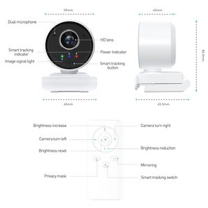 EDUP AI Autofokus 4K PC Webcam 1080P Stream Web kamera Meeting Live Full HD Gaming Kamera benutzer definierte Computer USB Webcam - Product Image 3