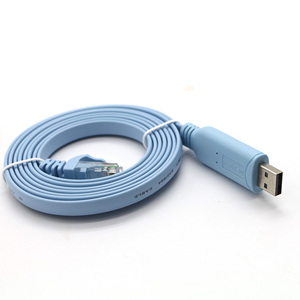 Fabrika özelleştirilmiş Rs232 FTDI232 USB A veri iletimi için Rj45 erkek seri kablo - Product Image 1