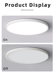 300mm Dimmable Remote Ultra Thin Ceiling Lamp Smart <strong>Led</strong> Light for Living Home Office Indoor