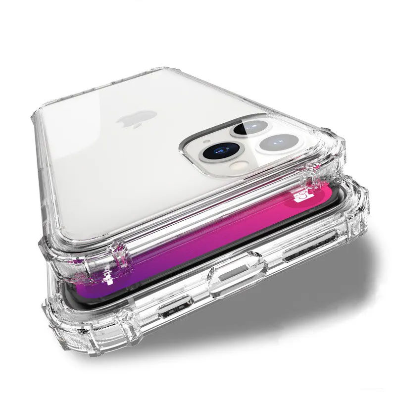 Custodia morbida trasparente antiurto per iPhone 13 PRO Max Mini 12 11 custodie X XS MAX XR 5 5s 6 6S 7 8 Plus SE