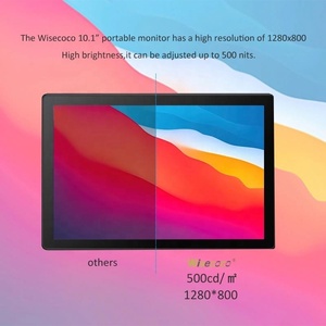 10.1 <span class=keywords><strong>Monitor</strong></span> Touchscreen 1280*800 IPS <span class=keywords><strong>Monitor</strong></span> de Tela Portátil Ultra Slim <span class=keywords><strong>Monitor</strong></span> Portátil Para Laptop Raspberry Pi Switch