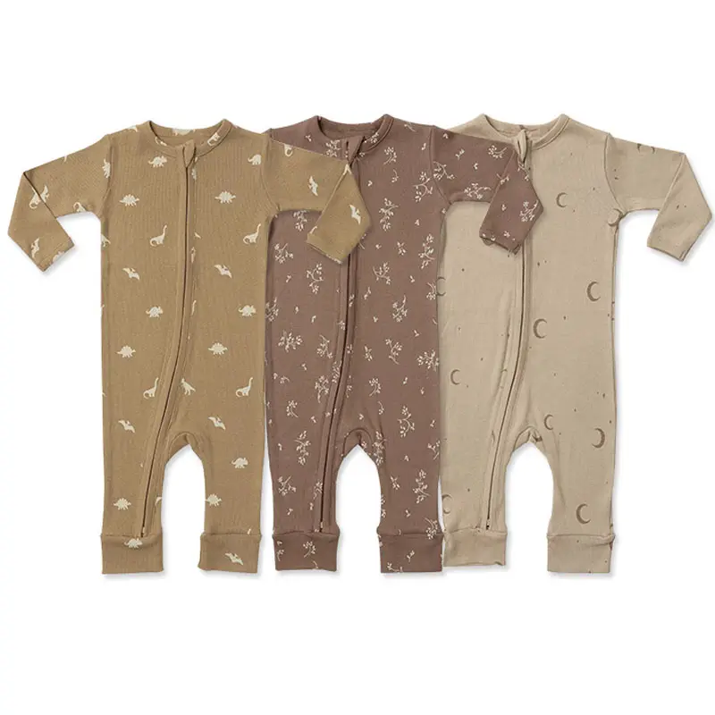 Pagliaccetti per bambini in cotone personalizzati abbigliamento per bambini pigiama all'ingrosso vestiti appena nati