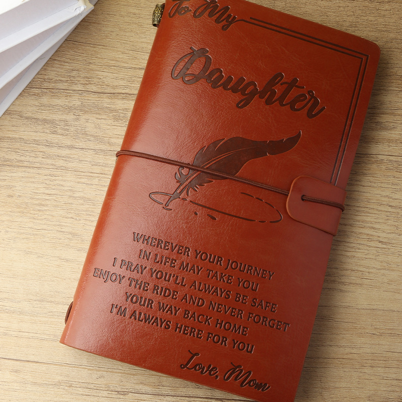 Mom gives daughter leaves