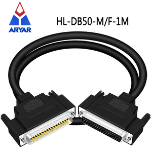 HDB50分线板，双DB50 D-Sub DIN导轨安装接口模块RS232 DB50连接器