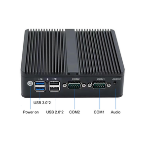 Fanless Mini PC Desktop 4 LAN Pfsense Firewall Celeron J4125 J1900 N100 industriale VPN Gamer di rete Mini Pc Computer nuovo - Product Image 2