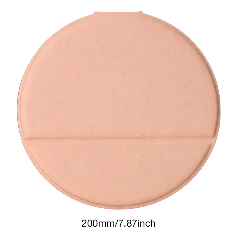 Pink PU Leather Mirror