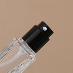 简单压制玻璃香水/化妆品分配器喷雾瓶5毫升圆形/圆柱形10毫升容量油化妆包装霜 - Product Image 4
