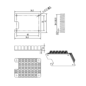 Disipadores de calor Raspberry PI CM5 para Raspberry Pi Compute Module 5 RPI CM5 Module - Product Image 5