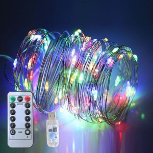 5 м 10 м водонепроницаемый пульт дистанционного управления USB Connect Fairy Lights, 8 режимов, таймер, медный провод, светодиодная гирлянда - Product Image 3