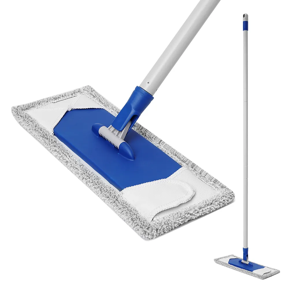 Jesun 2024 New Arrivals Household Microfiber Mop Cleaner with Extensible Iron Pole Wet Dry Microfiber Sweeper Mop