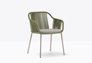 Ghế bành mây ngoài trời chịu được thời tiết, ghế mây có đệm rời, chỗ ngồi sân vườn - Product Image 2