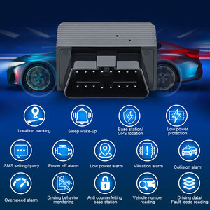 Versión Global GPS Tracker APP gratuita tarjeta SIM gratis plataforma en línea Mini juego de enchufe OBD OBD2 rastreador de GPS del coche de 2G escáner de diagnóstico