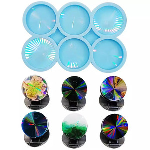 Ys điện thoại di động chủ huy hiệu Reels Holographic nhựa Khuôn Silicone huy hiệu Keychain khuôn với chủ DIY Tên ID huy hiệu chủ sở hữu - Product Image 3