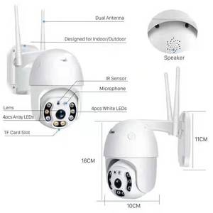 Nube impermeable vigilancia inalámbrica panorámica de 360 grados WiFi IP cámara de seguridad exterior soporte de tarjeta GSM - Product Image 2