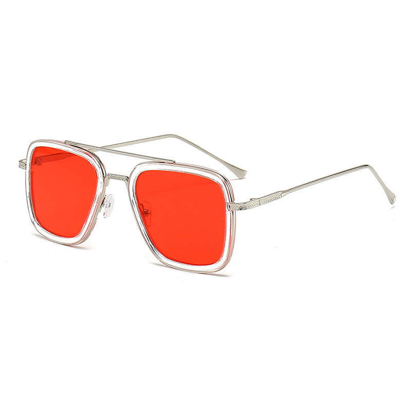 Argent/Rouge Transparent