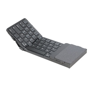 Teclado Bluetooth plegable ultradelgado con panel táctil, batería recargable, teclado de viaje para iOS/MacOS, Android, dispositivo Windows - Product Image 5