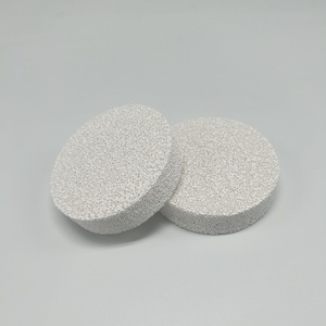Filtration Purpose Pore Size 10 <strong>Ppi</strong> Foam Ceramic <strong>Filter</strong> Disc Porous Ceramic Alumina Ceramic SiC Filtering Wafer - Product Image 6