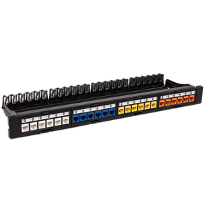 Sistema de red Panel de conexión sin herramientas Cat6 UTP 24 puertos RJ45 Socket - Product Image 3