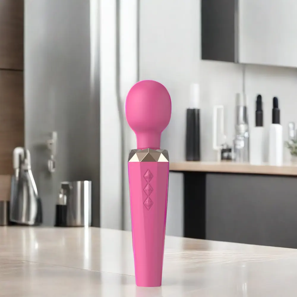 Vibrator kelinci silikon tongkat G Spot Dildo untuk wanita mainan seks Stimulator Vagina dan klitoris untuk Kepuasan Wanita