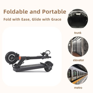 Yetişkinler için yüksek performanslı 500W elektrikli Scooter süspansiyon katlanabilir tasarım tekerlekler iki tekerlekli tasarım - Product Image 4