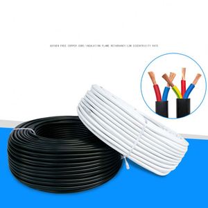 Cable de alimentación de instrucciones de varios núcleos RVV 2 3 4 5 núcleos 0,5 0,75 1 1,5 2,5 4 Cable revestido de 6mm Cable impermeable para mejoras del hogar