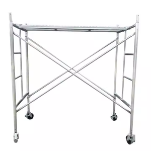 Andamio moderno de acero galvanizado movible de dos capas con escalera Marco de nuevo diseño para Taller de almacén y hotel - Product Image 3