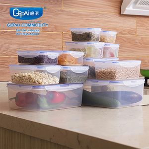 200ml--5000ml Wholesale Modern Reusable PP Plastic <strong>Rectangular</strong> Food Storage <strong>Container</strong> <strong>With</strong> Airtight Microwave <strong>Lids</strong> Set Packaging - Product Image 5