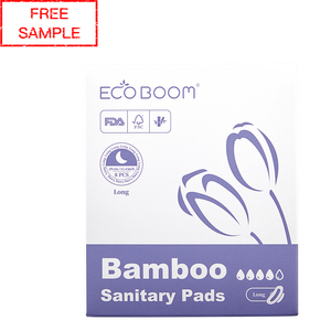 ECO BOOM טבעי מתכלה מתכלה עמיד למים עמיד למים נקבה מתבגרת יבוא שותף תחבושות היגייניות