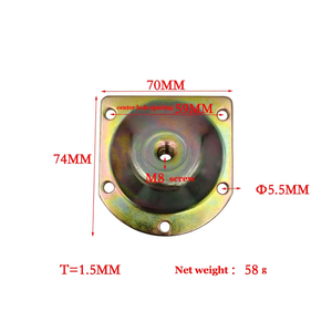 Nhà đương đại phần cứng sofa chân Heavy Duty kim loại gỗ Bảng chân Bracket với bevel góc bevel sửa chữa cho ghế - Product Image 3