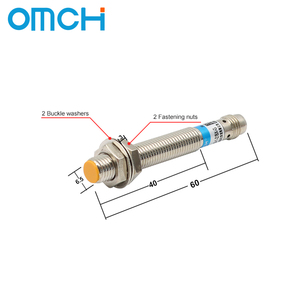 OMCH M8 gömme tasarım endüktif yakınlık sensörü anahtarı PNP/NPN çıkış 1mm algılama mesafesi ile fiş - Product Image 1