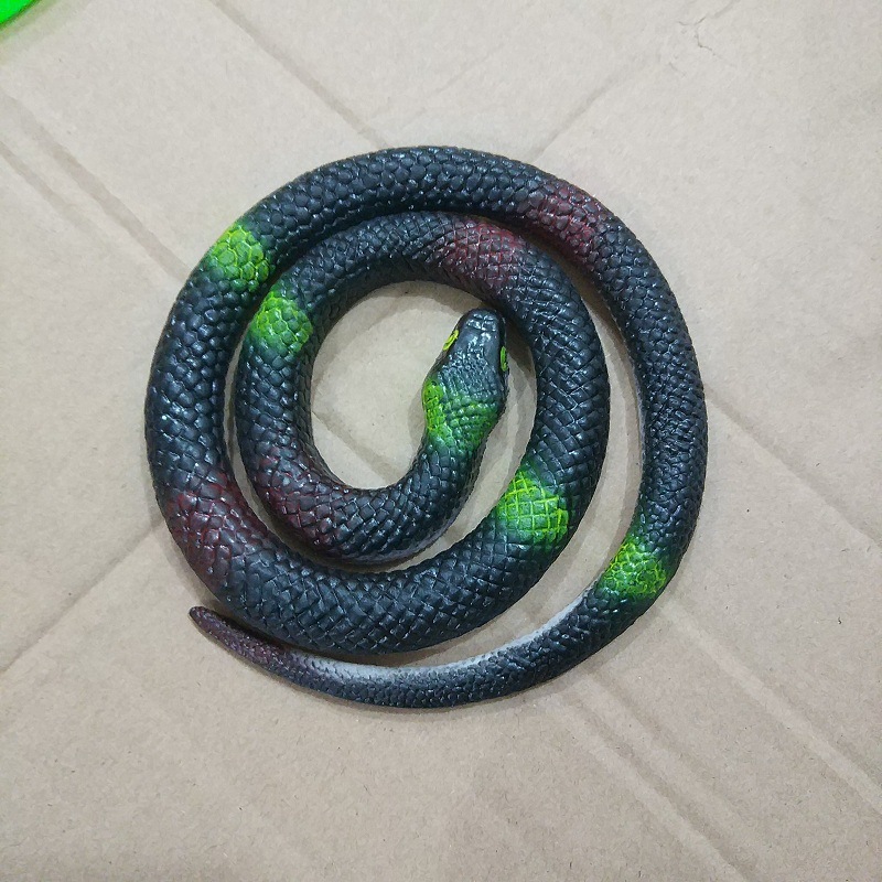 Black round-headed snake