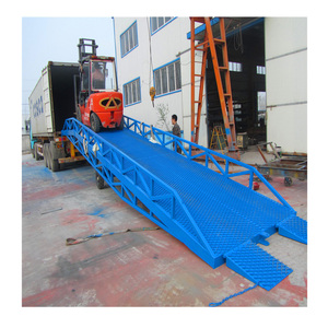 LKW-Rampe zum Be-und Entladen von Kraftfahrzeugen Teleskop-Entlade plattform Lager lade ausrüstung Tragfähigkeit: 8 Tonnen 10 t - Product Image 1
