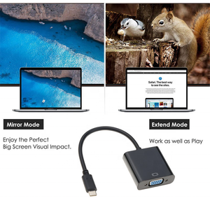 <strong>USB</strong> C Type C <strong>to</strong> <strong>VGA</strong> Adapter Male <strong>to</strong> <strong>VGA</strong> Female Converter Adapter <strong>VGA</strong> Audio Cables - Product Image 5