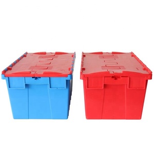 Caja de almacenamiento de plástico, contenedores de plástico, grande, apilable