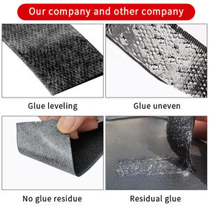 Tela autoadhesiva versátil Cinta de bucle de gancho de hierro sin costuras No coser para cinta mágica para una fácil aplicación Fijación fuerte - Product Image 2