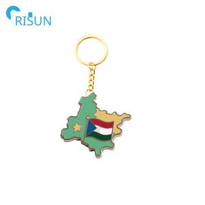Toptan Metal harita anahtarlık özel Logo Texas eyalet bayrağı afrika almanya kanada Italia aslan kulübü emaye anahtarlıklar anahtarlık - Product Image 3