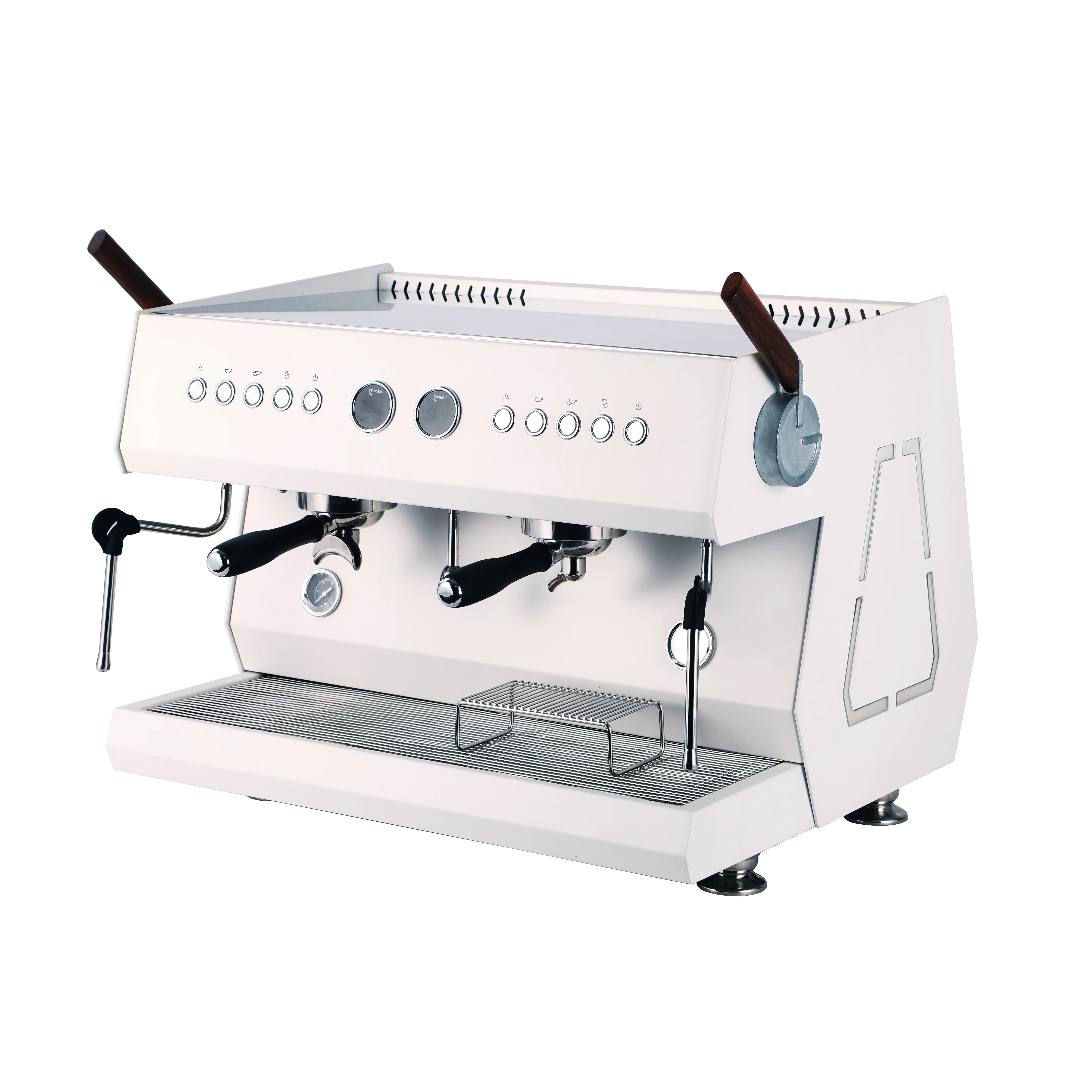 Inteligente Automático 2 Grupos Italiano Comercial Café Profesional Express Cafetera Espresso Máquina para Café